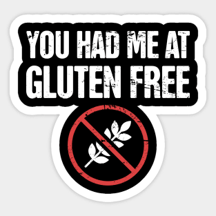 Funny Gluten Free Celiac Disease Sticker